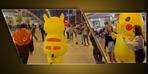 Pikachu aktivisti yine karelerde ... bu sefer polisle poz verdi! 