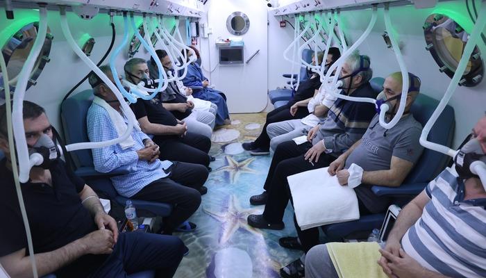 Olağanüstü tedavi: Denizin 14 metre altındaki basınca eşdeğer!  Kimisi hissetmeye başladı, kimisi kurtuldu acılardan... Türkiye'nin her yerinden talep var.