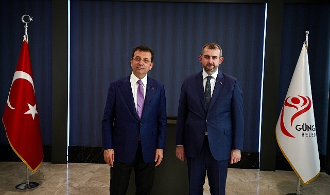 Ekrem İmamoğlu, Güngören Belediye Başkanı Bünyamin Demir'e tebrik ziyaretinde bulundu - GÜNDEM