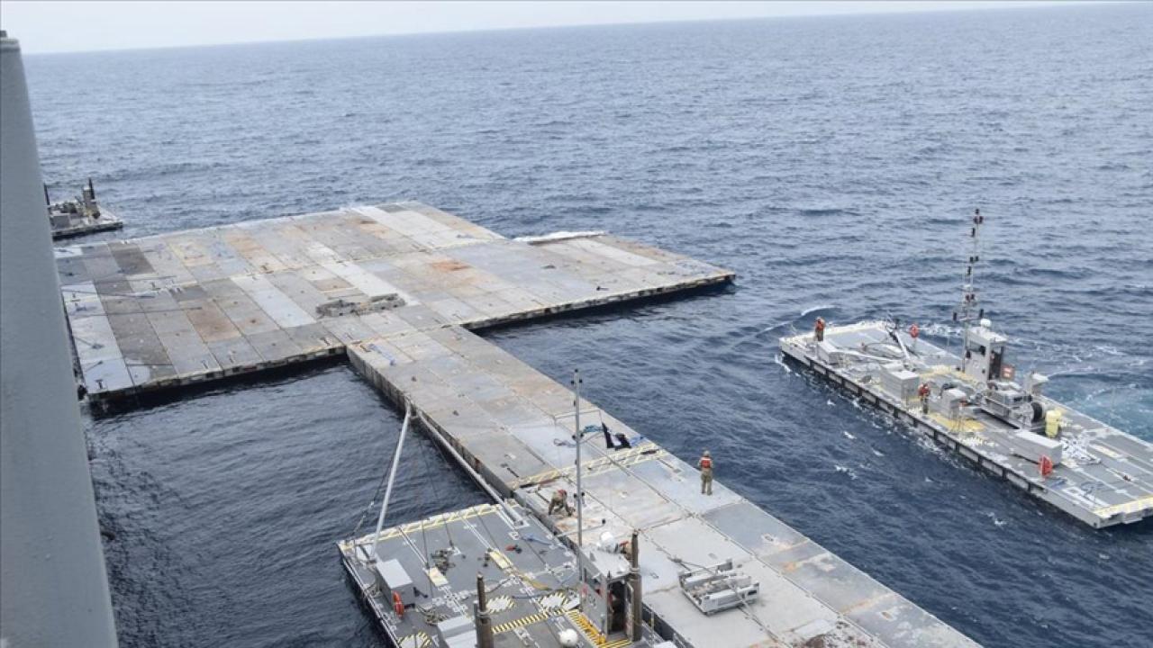 Pentagon: Gazze kıyısında inşa edilecek geçici limanın inşaatı tamamlandı