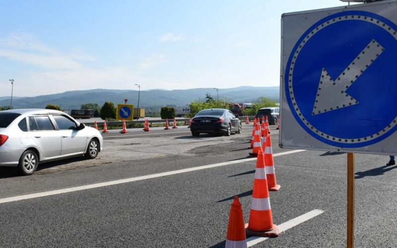 TEM Otoyolu Kocaeli Kesimi Ankara Yönü Geçici Trafik Kapatma ile Yenileniyor
